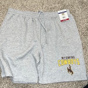New, mens gray shorts